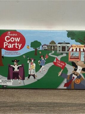Chick-fil-A Cow Party Board Game - Green Box